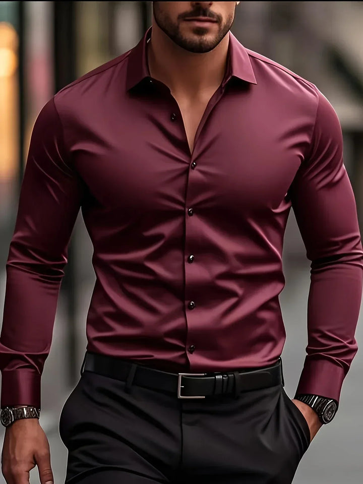 Gerardo | Camisa elegante de manga larga con botones