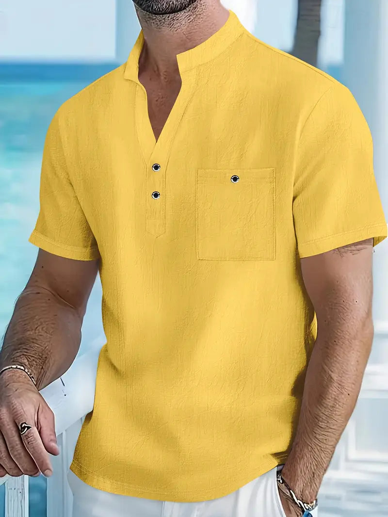 Federico | Camisa elegante de manga corta Cádiz