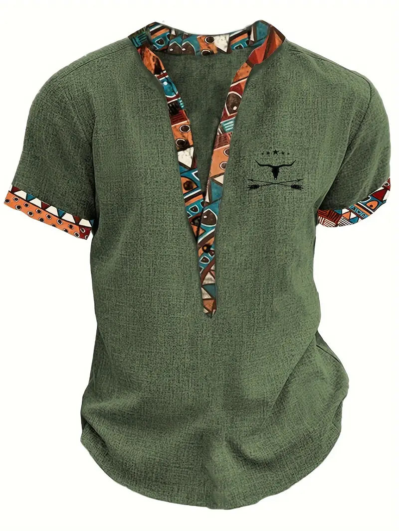 Fabián – Camisa elegante de manga corta Valencia - Musa de Ibiza