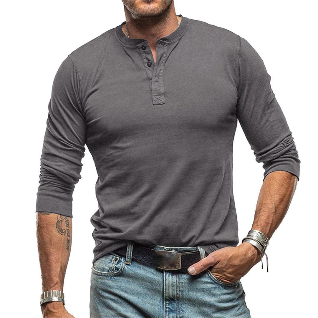 Julián | Camisa vintage de manga larga