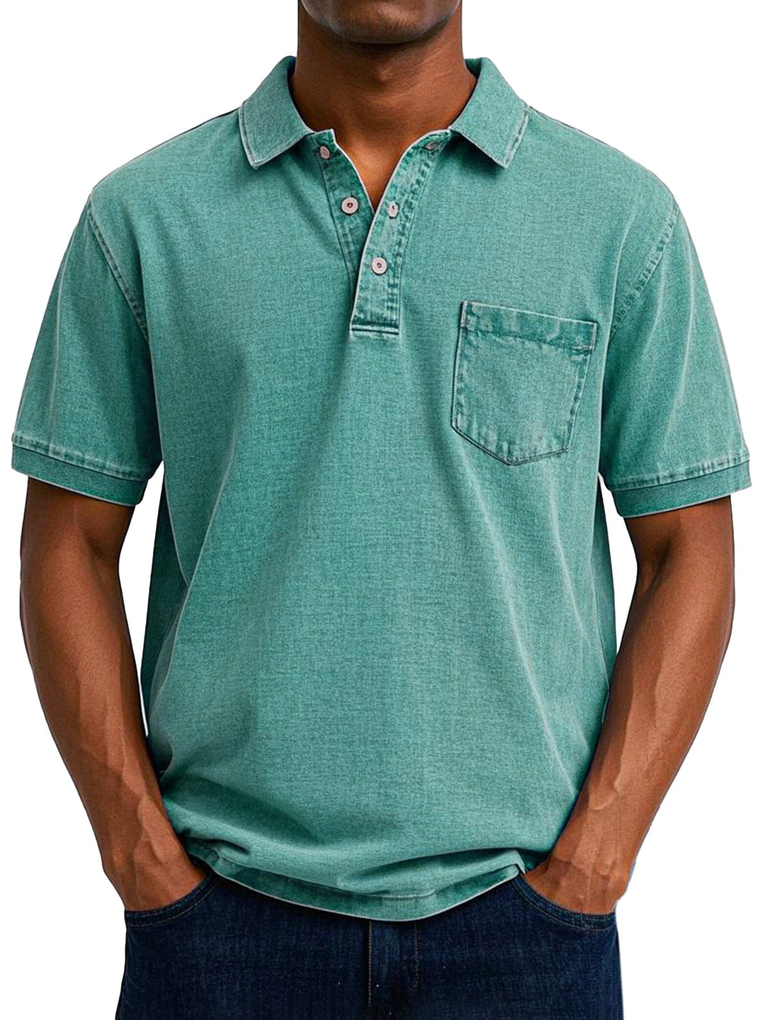 Azel | Camisa Polo Vintage Casual para Hombre