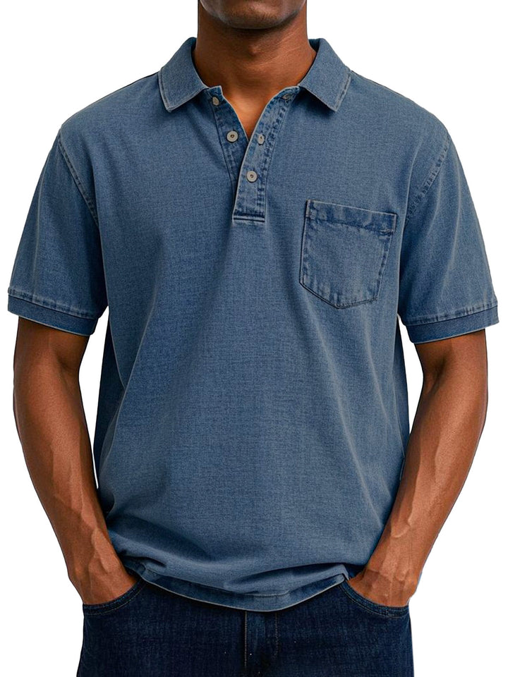 Javier | Camisa Polo Vintage Casual para Hombre Malibú
