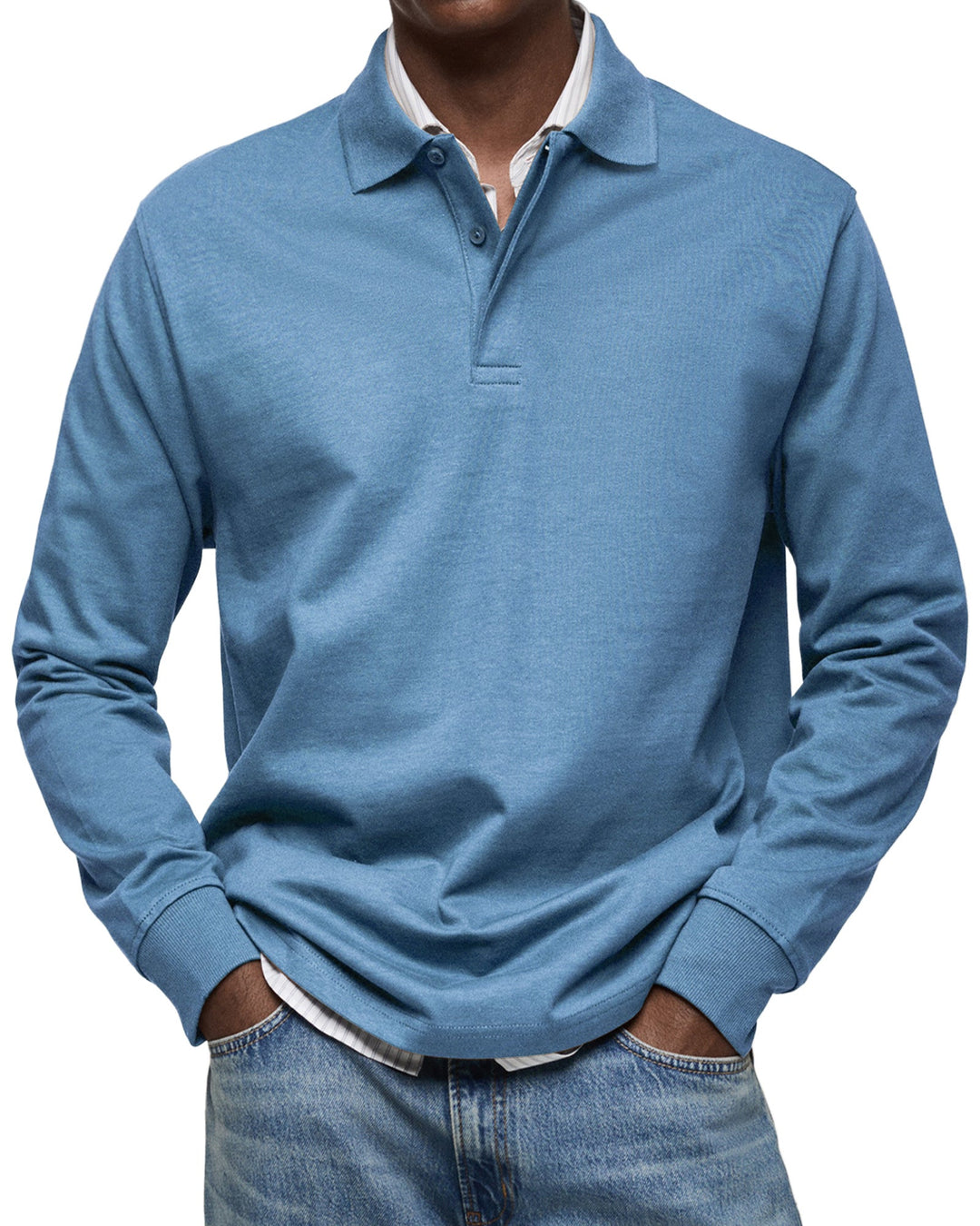 Joaquín | Camisa Poloshirt Casual de Manga Larga
