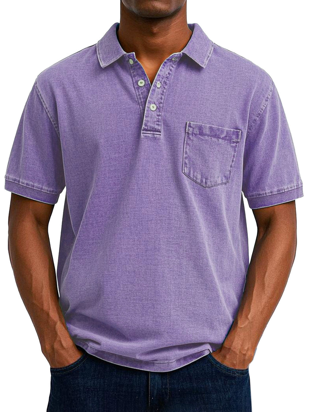Azel | Camisa Polo Vintage Casual para Hombre