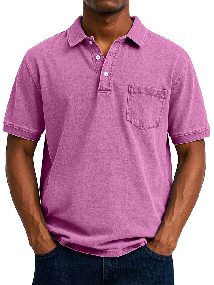 Azel | Camisa Polo Vintage Casual para Hombre