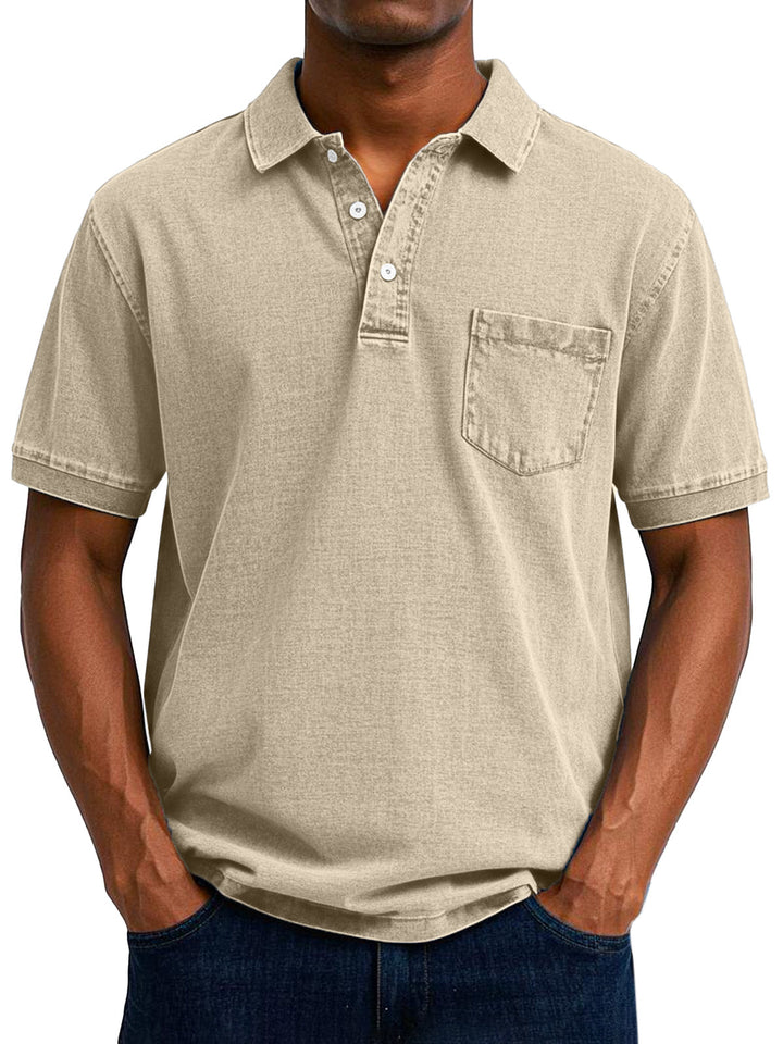 Javier | Camisa Polo Vintage Casual para Hombre Malibú