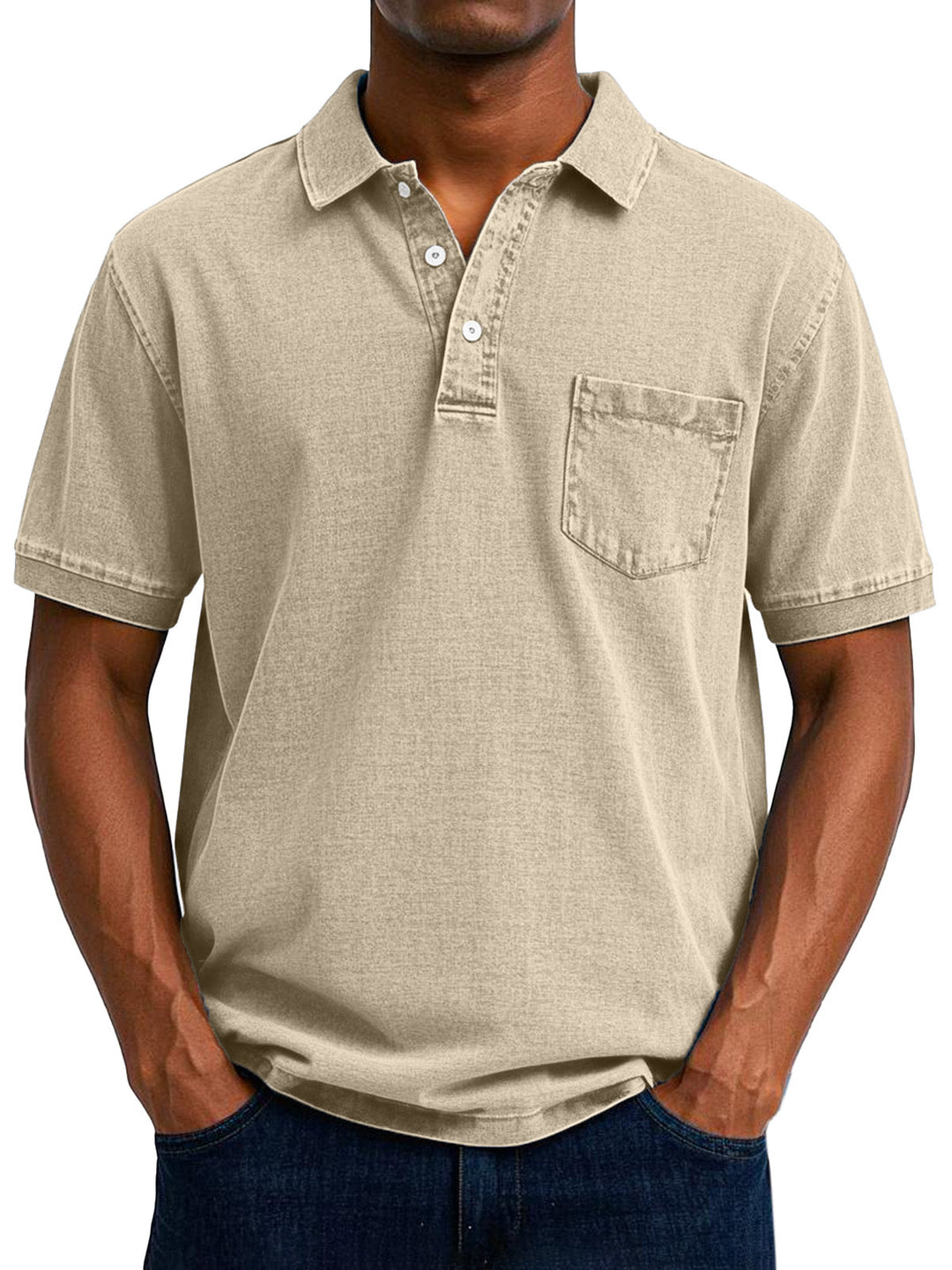 Azel | Camisa Polo Vintage Casual para Hombre