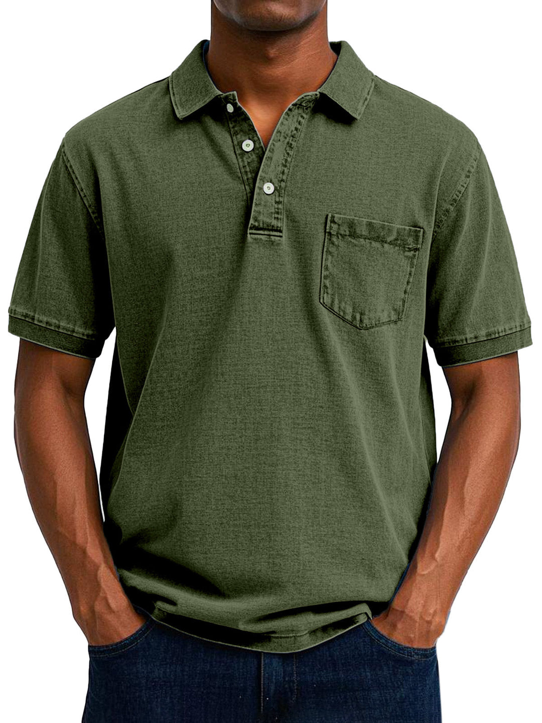 Azel | Camisa Polo Vintage Casual para Hombre