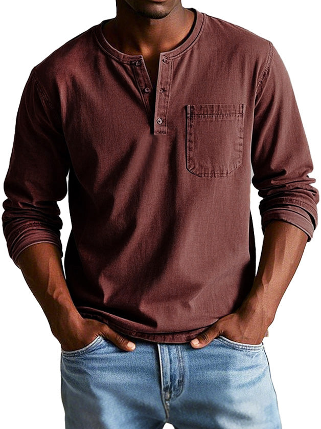 Azel | Camisa Vintage de Manga Larga
