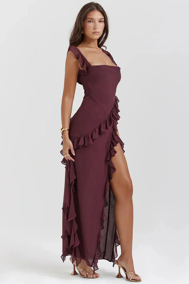 Gabriela | Vestido elegante con piernas abiertas