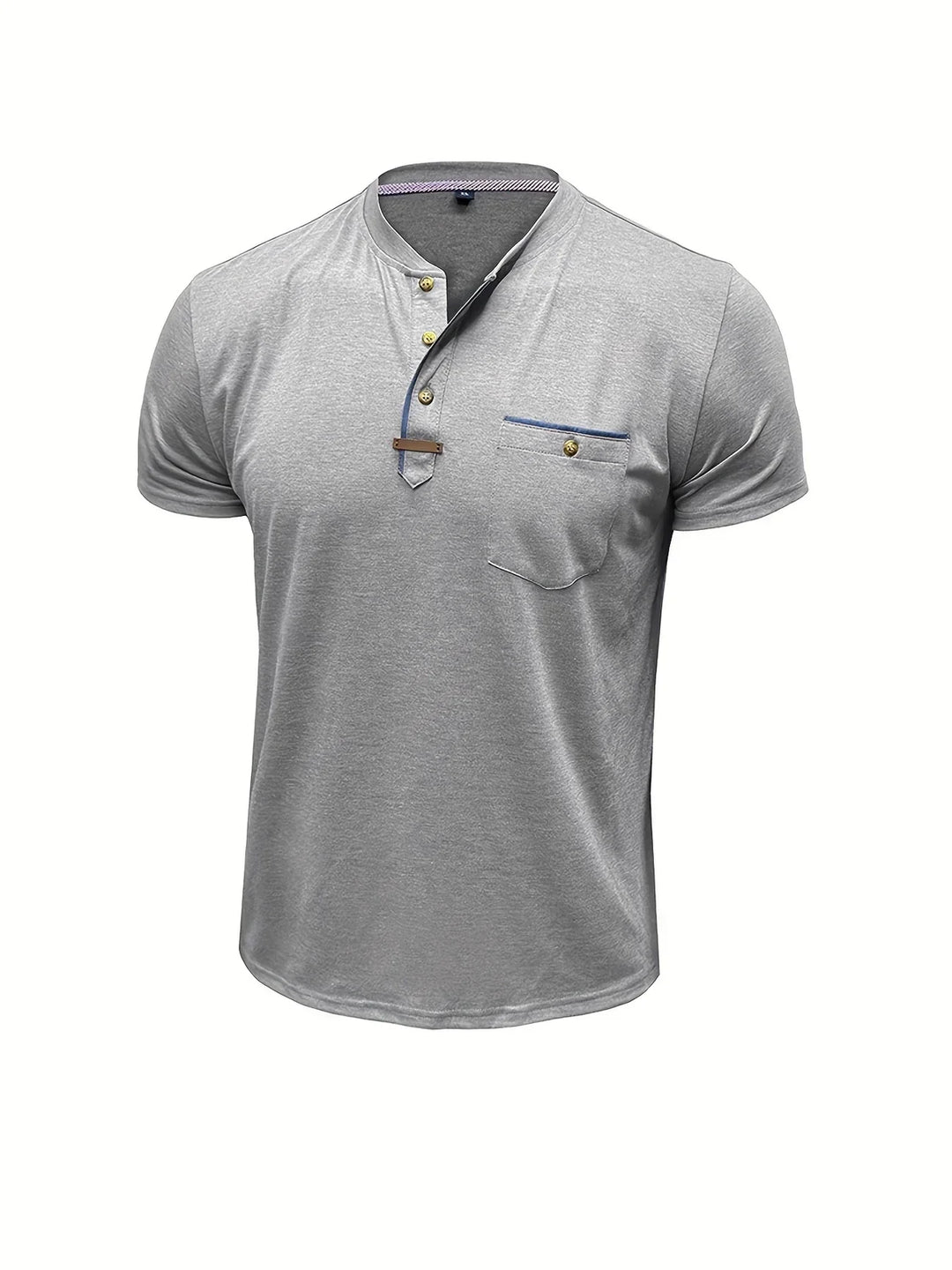 Azel | Camiseta de cuello redondo elegante con bolsillo