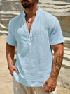 Emilio™ – Camisa de verano elegante con cuello alto