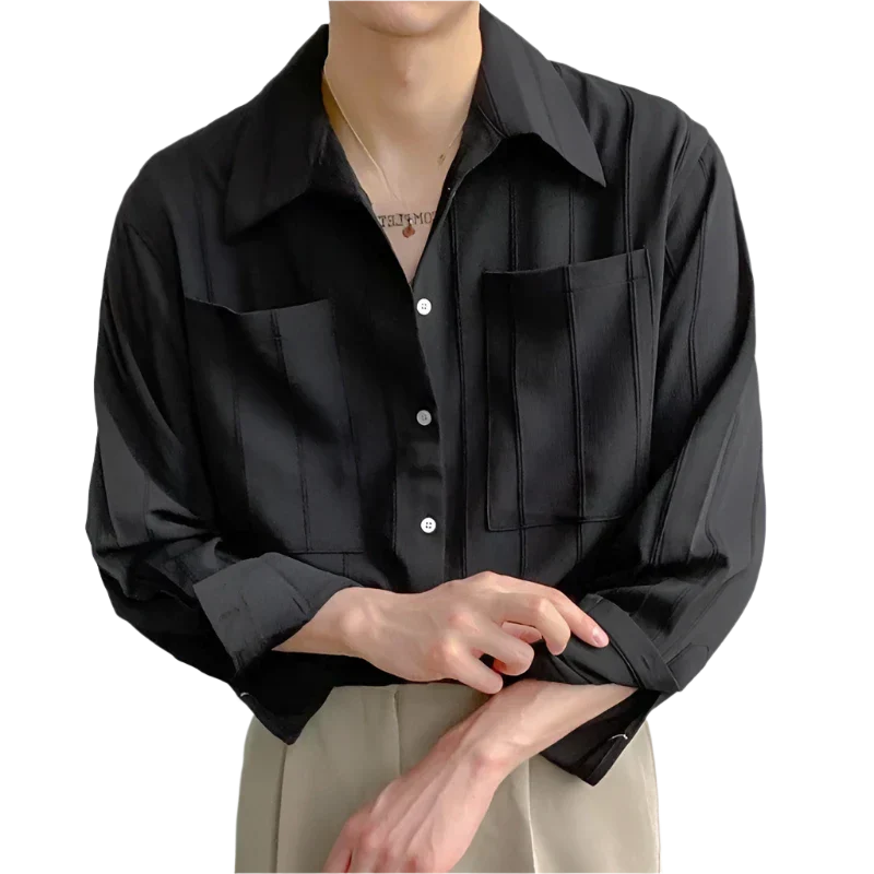 Bruno – Camisa de canalé ST Tropez - Musa de Ibiza