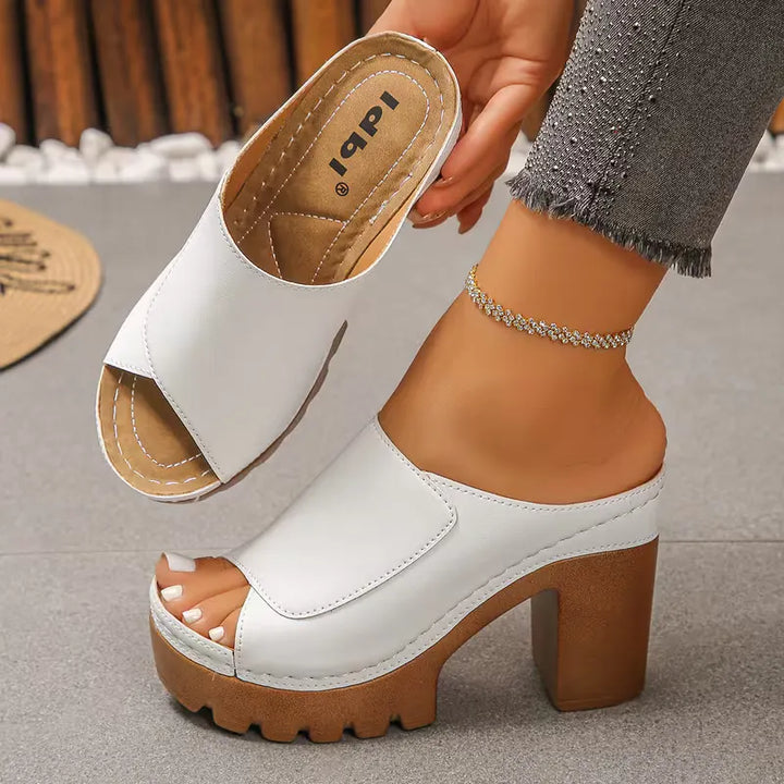 Musa | Sandalias con Tacón Elegantes y Cómodas