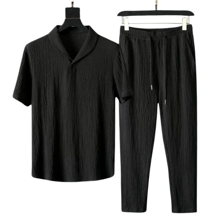 Azel | Polo y pantalón de algodón