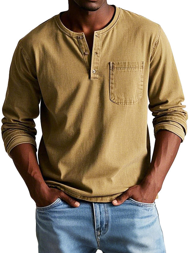 Azel | Camisa Vintage de Manga Larga