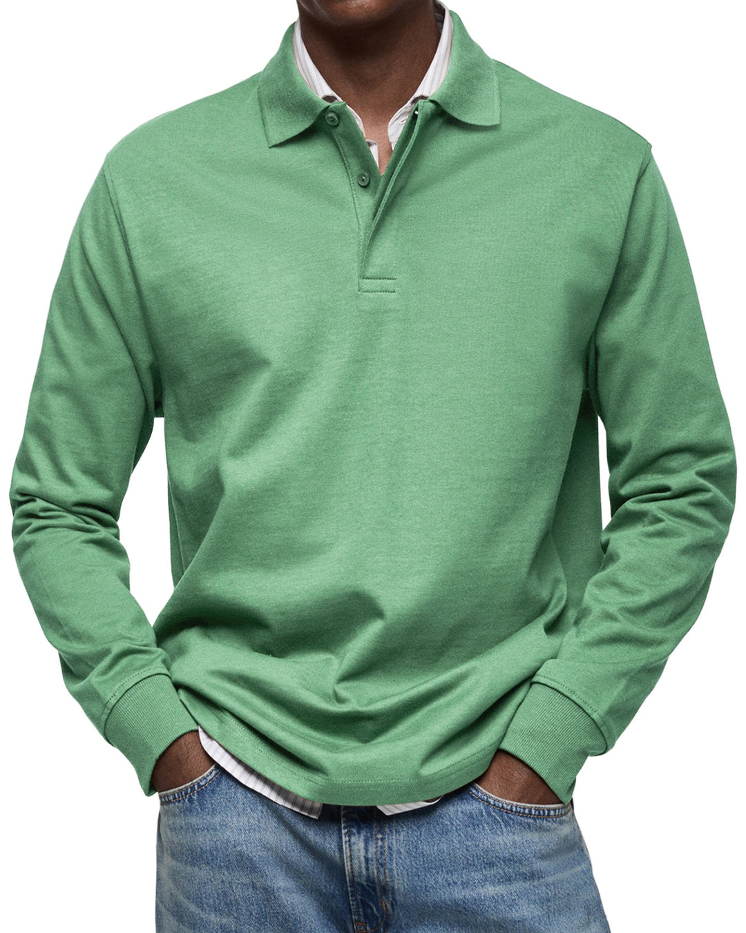 Joaquín | Camisa Poloshirt Casual de Manga Larga