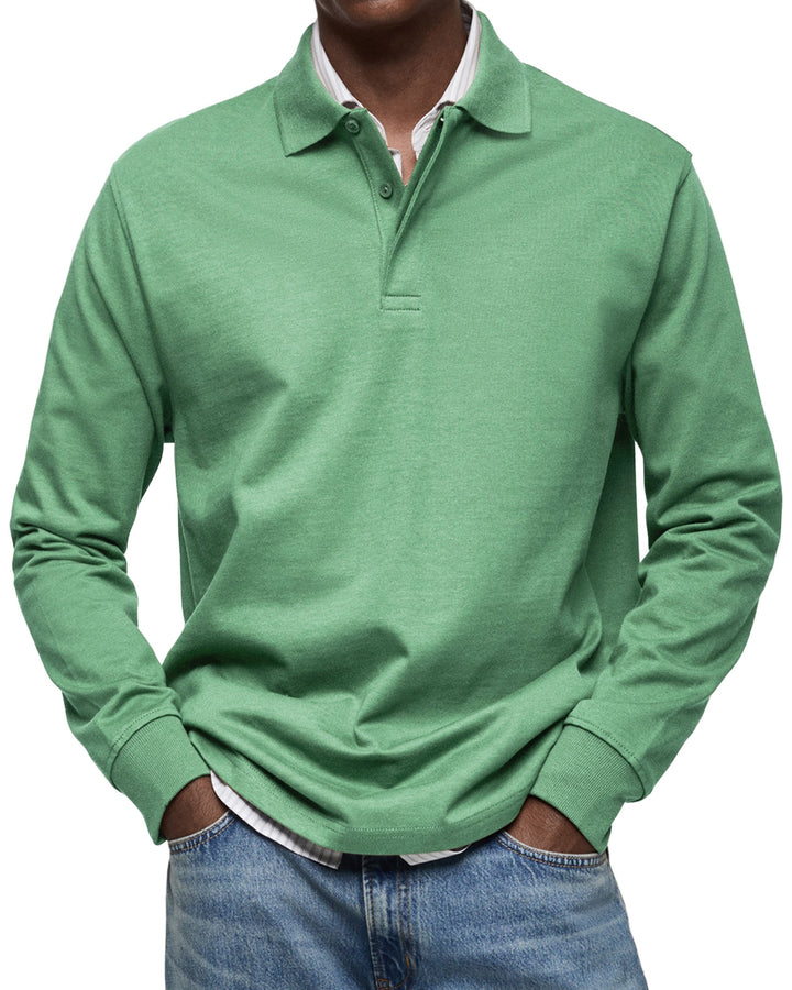 Joaquín | Camisa Poloshirt Casual de Manga Larga