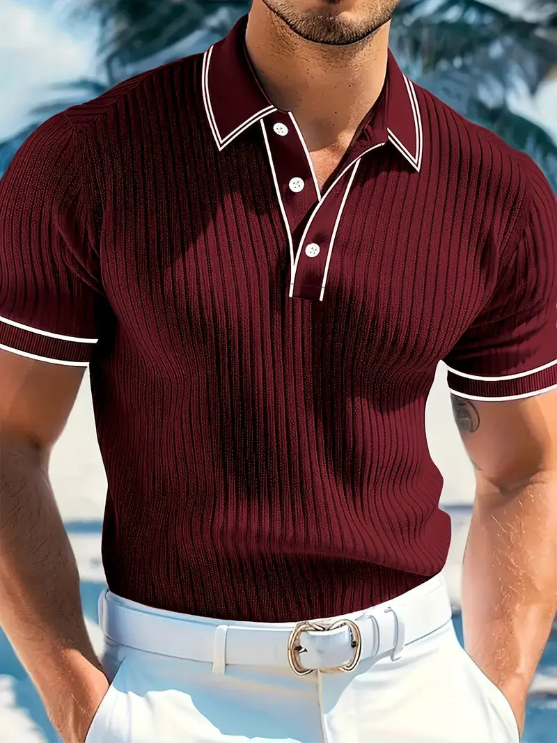 Domingo – Polo elegante de manga corta - Musa de Ibiza