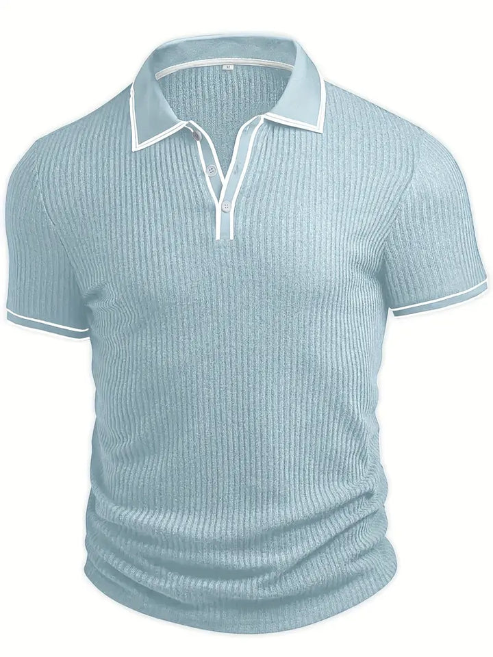 Azel | Polo elegante de manga corta