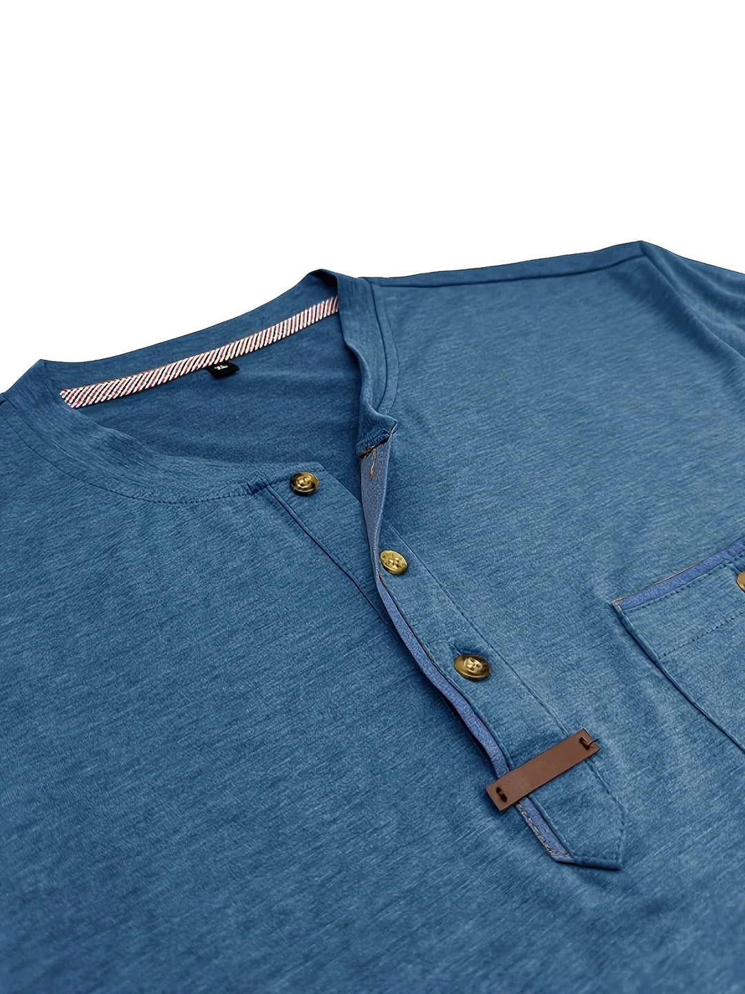 Azel | Camiseta de cuello redondo elegante con bolsillo