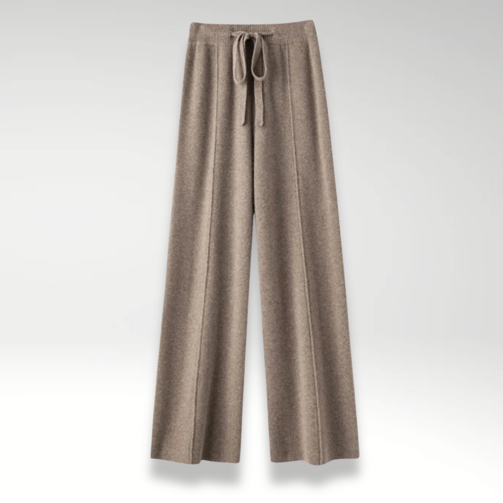 Carla – Pantalones de Lounge de Cachemira Premium Chamonix - Musa de Ibiza