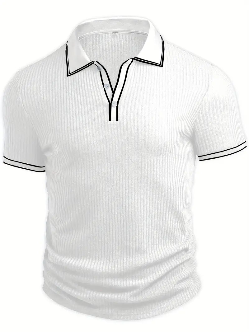 Azel | Polo elegante de manga corta
