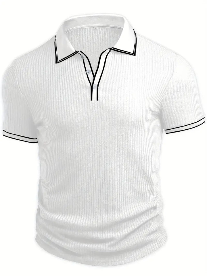 Azel | Polo elegante de manga corta