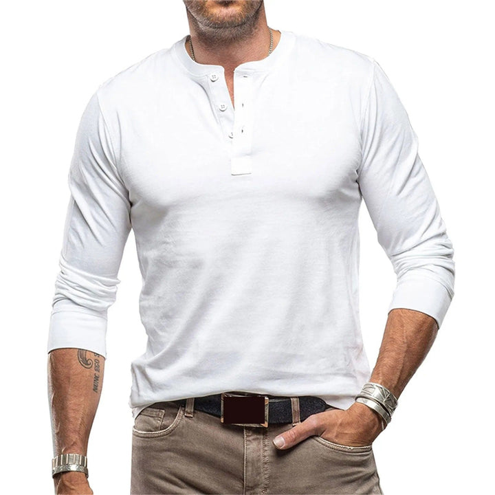 Julián | Camisa vintage de manga larga