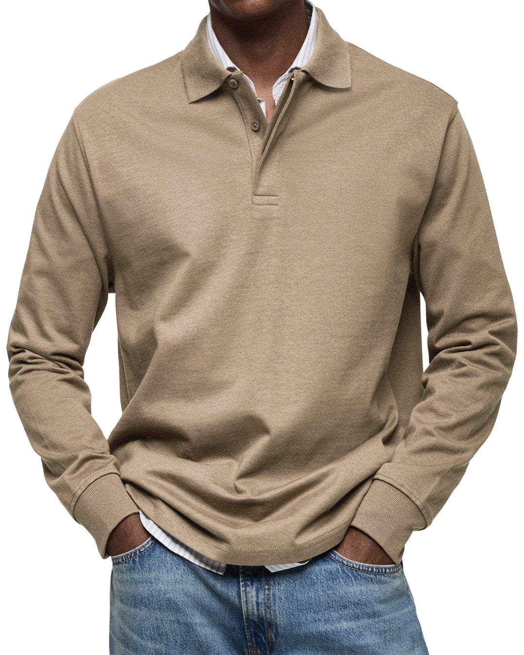 Joaquín | Camisa Poloshirt Casual de Manga Larga