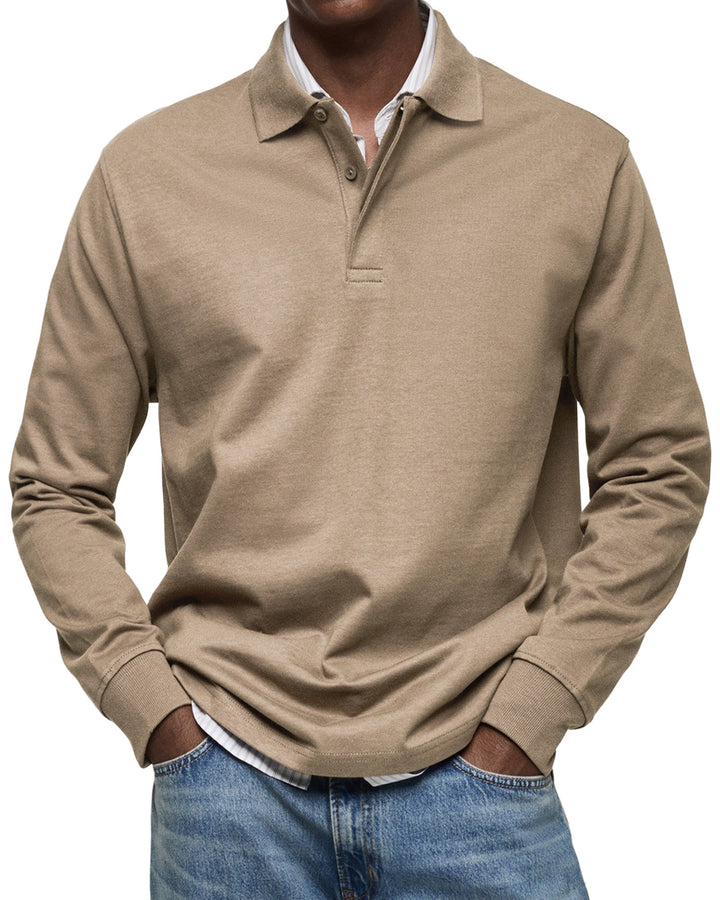 Joaquín | Camisa Poloshirt Casual de Manga Larga
