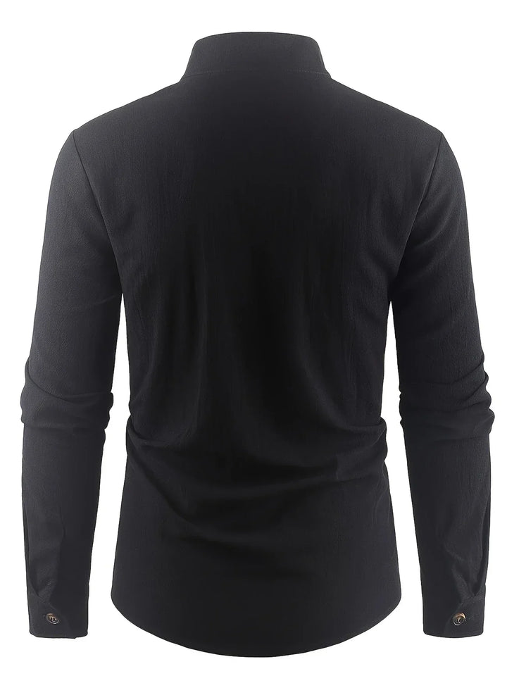 Hugo | Camisa ligera de algodón de manga larga