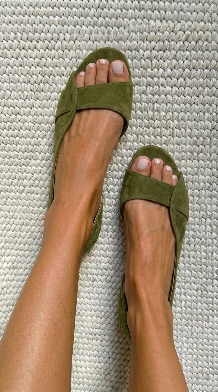 Musa™ | Sandalias de Ante con Tira Trasera