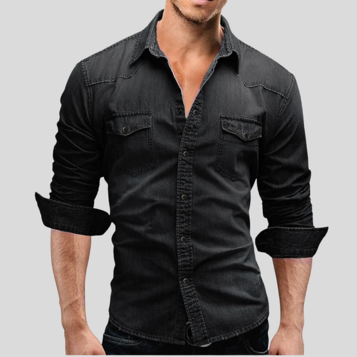 Cristian | Camisa de denim de estilo moderno