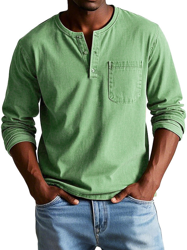 Azel | Camisa Vintage de Manga Larga
