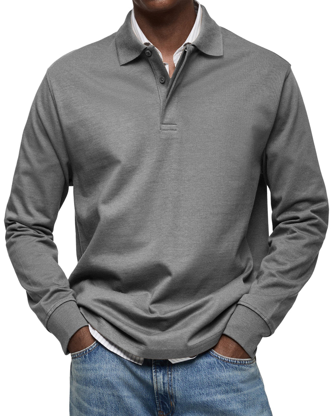 Joaquín | Camisa Poloshirt Casual de Manga Larga