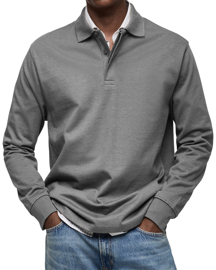 Joaquín | Camisa Poloshirt Casual de Manga Larga