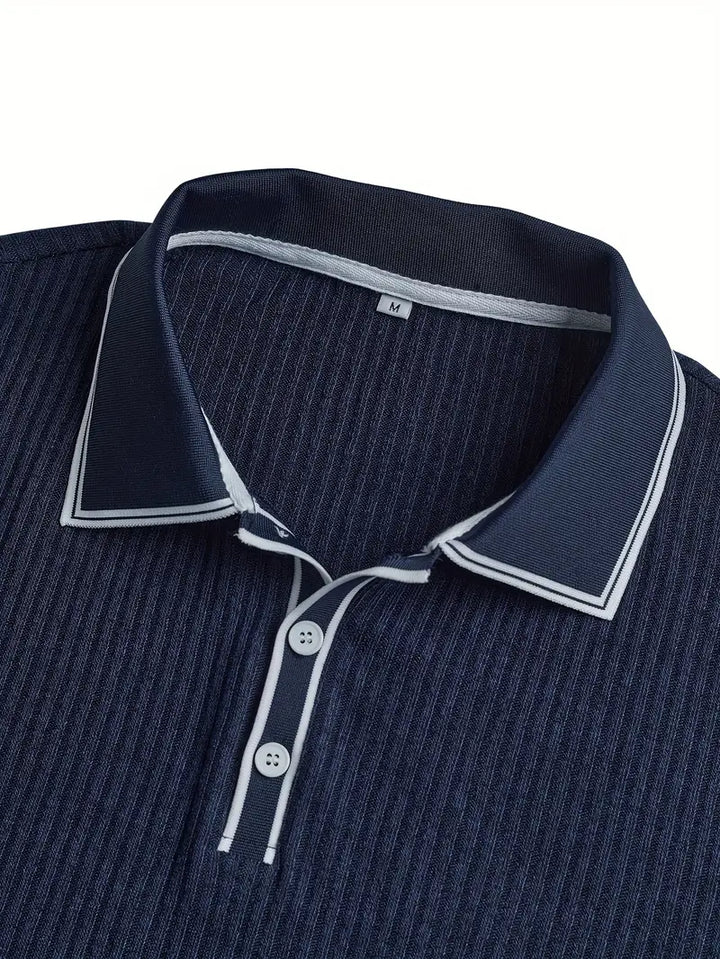 Azel | Polo elegante de manga corta