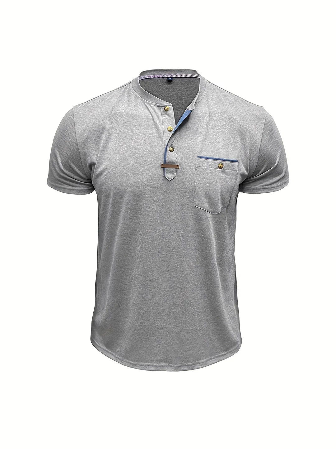 Azel | Camiseta de cuello redondo elegante con bolsillo