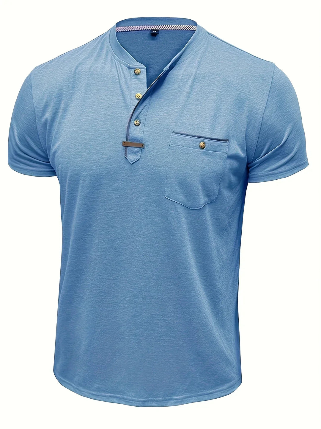 Azel | Camiseta de cuello redondo elegante con bolsillo