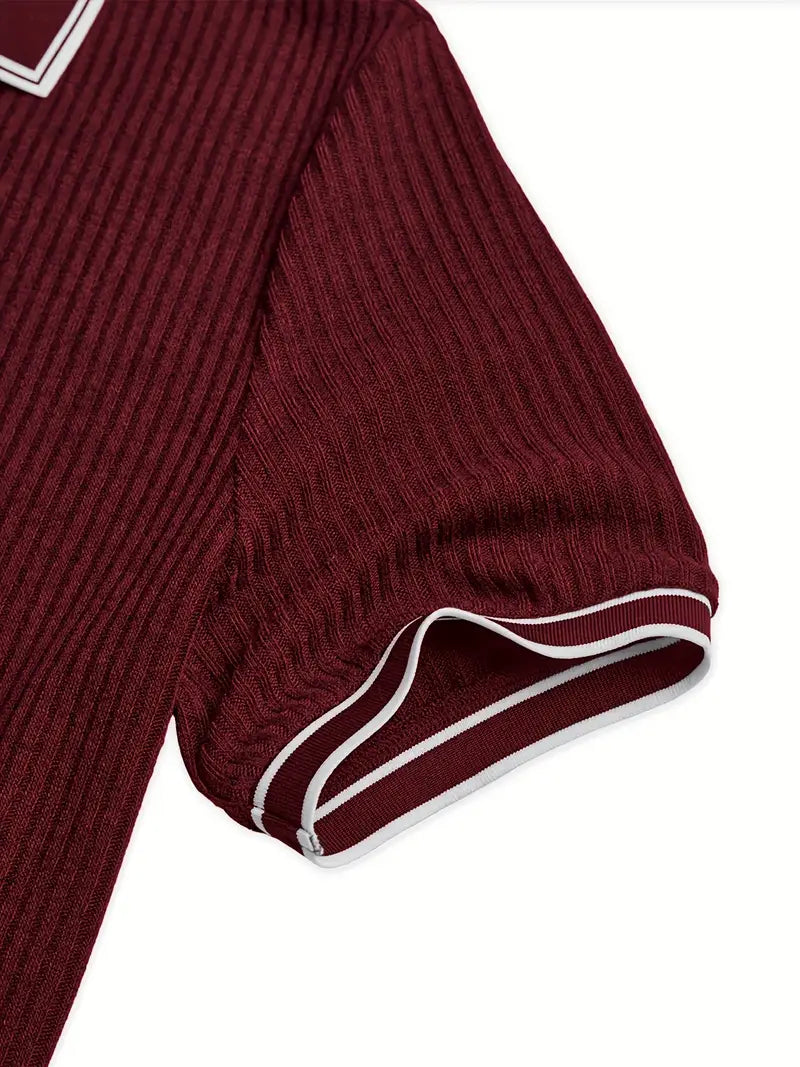 Azel | Polo elegante de manga corta