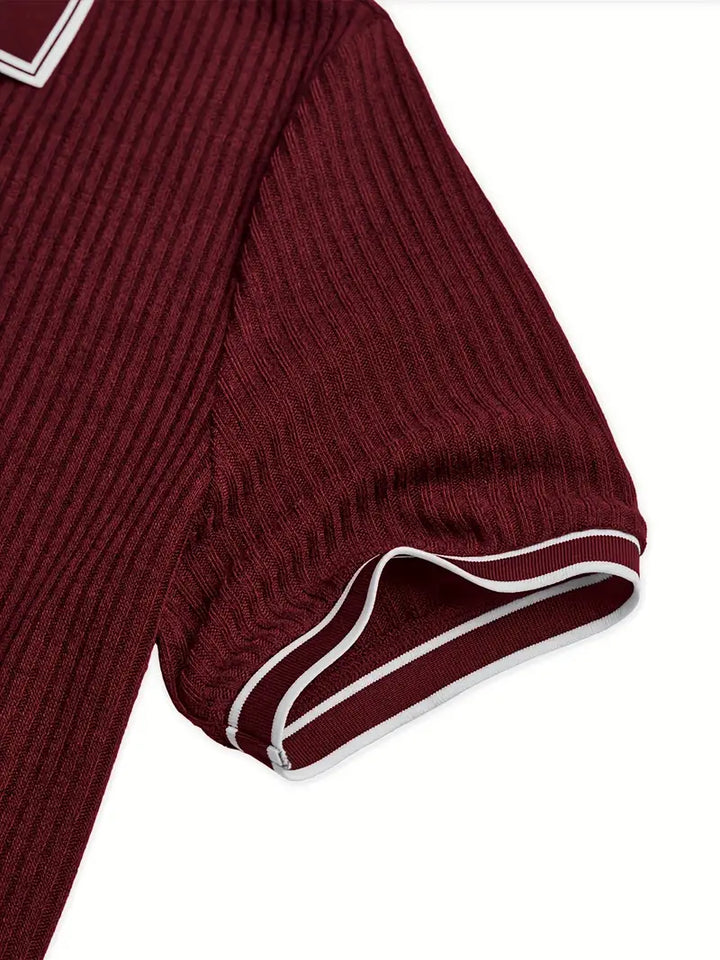 Azel | Polo elegante de manga corta