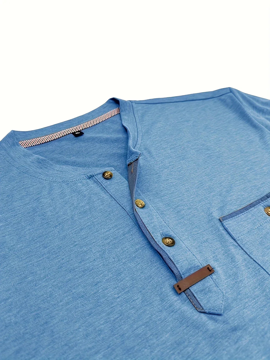 Azel | Camiseta de cuello redondo elegante con bolsillo