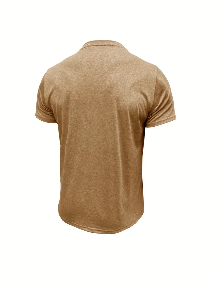 Azel | Camiseta de cuello redondo elegante con bolsillo