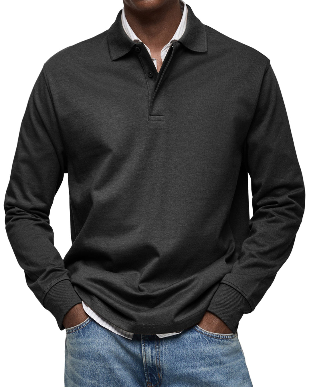 Joaquín | Camisa Poloshirt Casual de Manga Larga