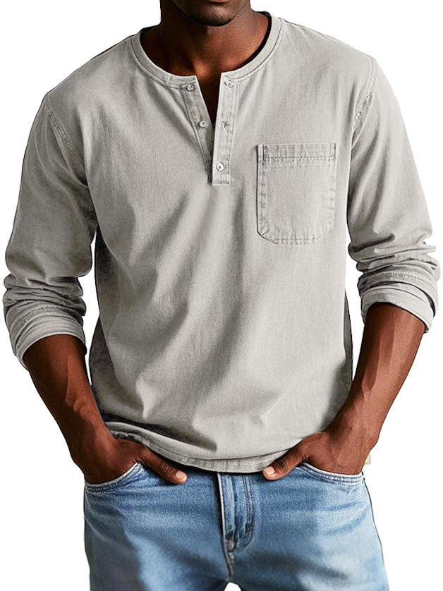 Azel | Camisa Vintage de Manga Larga