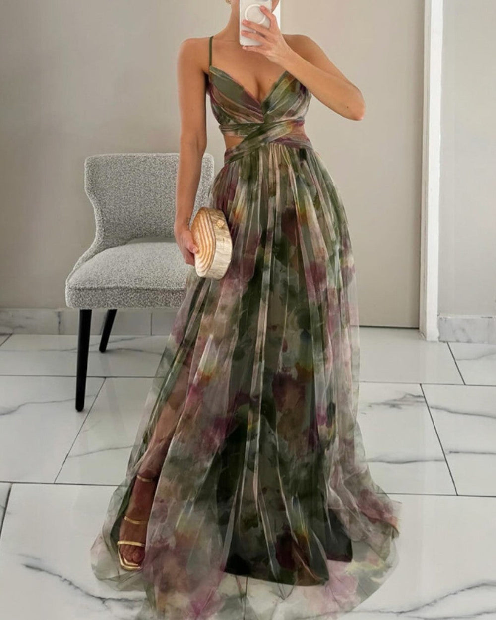 Catalina – Vestido Maxi Floral - Musa de Ibiza