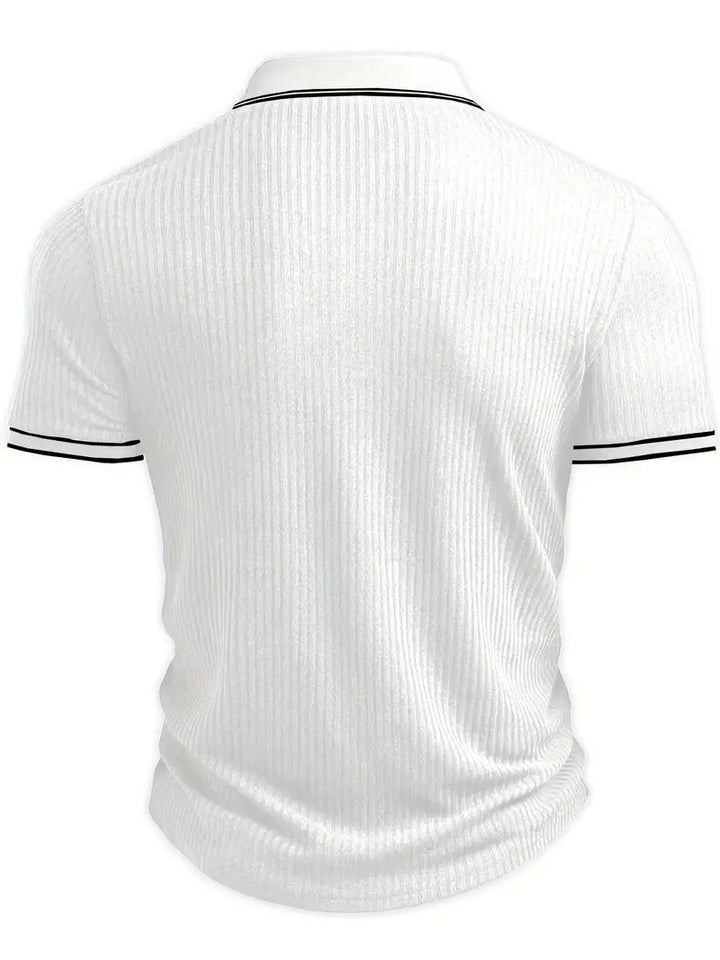 Azel | Polo elegante de manga corta