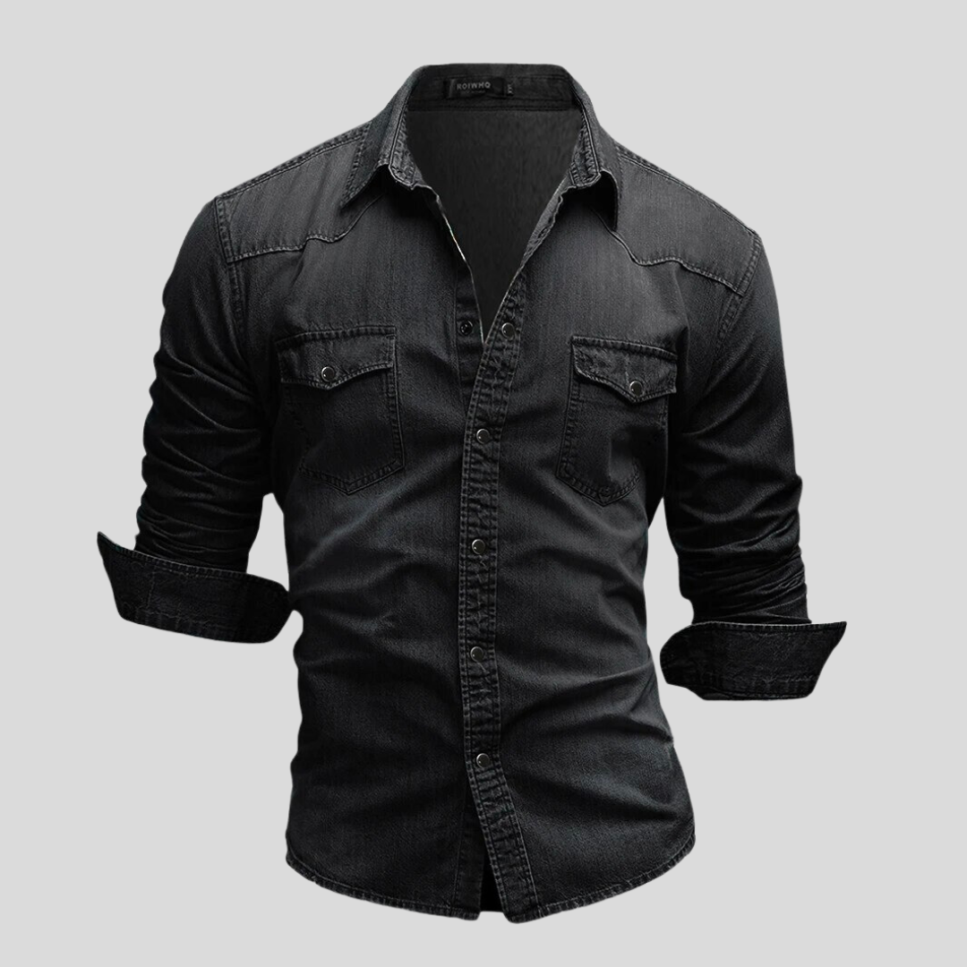 Cristian | Camisa de denim de estilo moderno