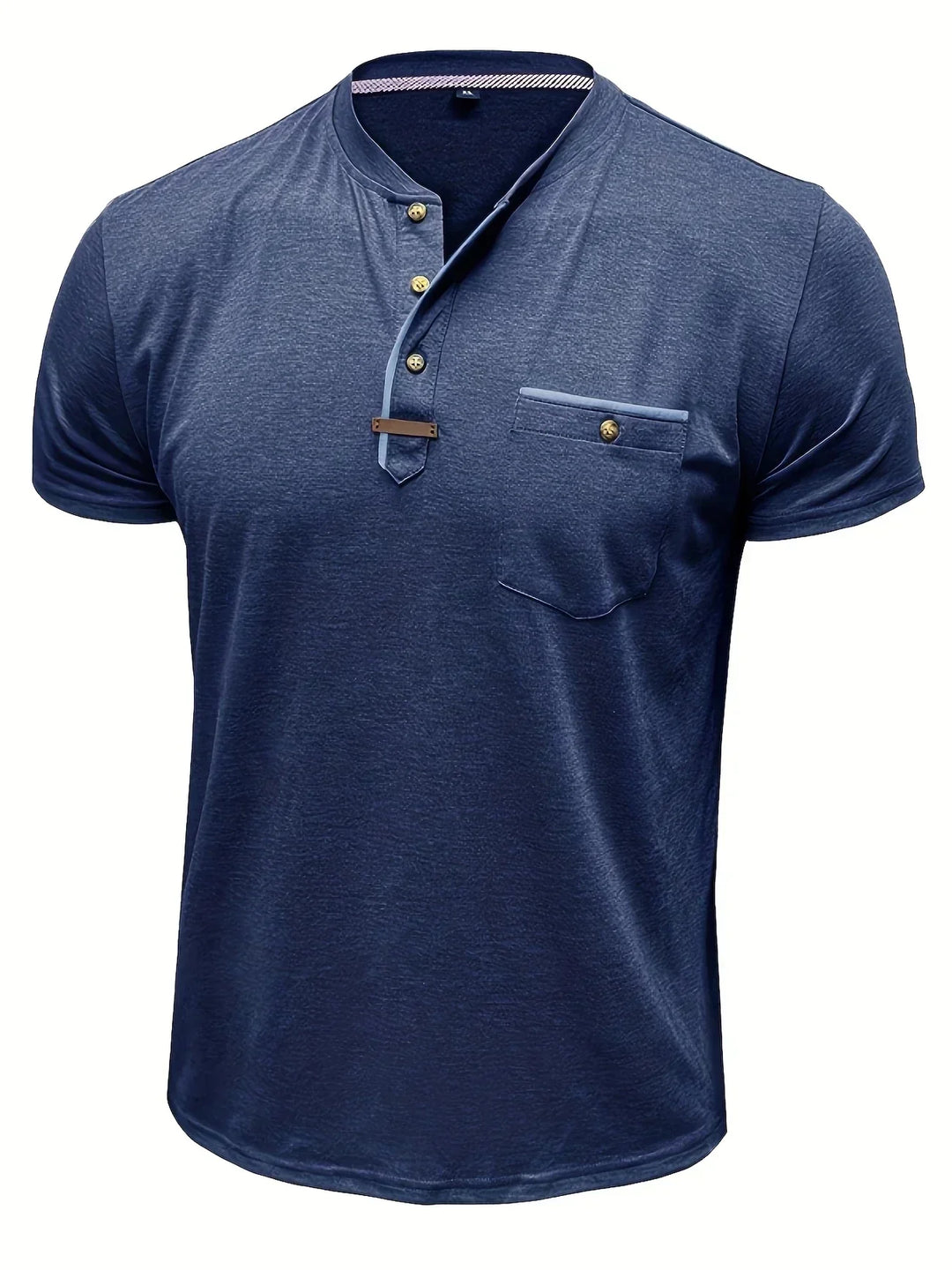 Azel | Camiseta de cuello redondo elegante con bolsillo